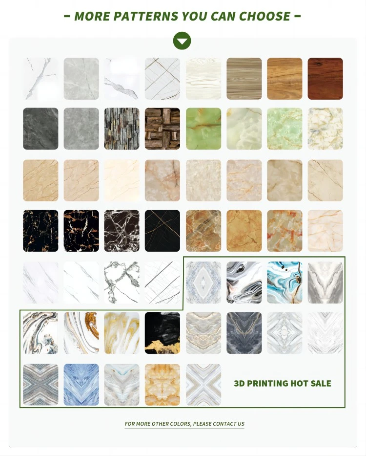 more patterns for uv pvc marble sheet