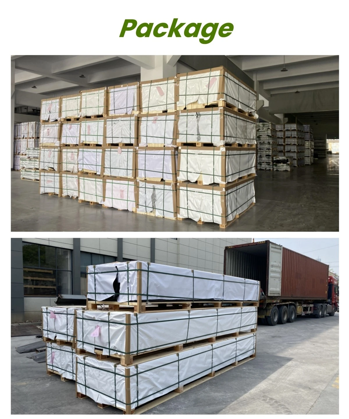 Package of wpc decking Package of wpc decking